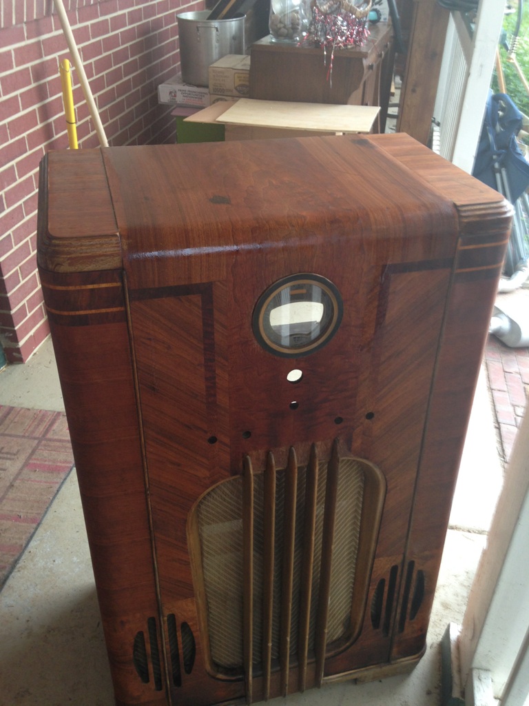 Antique Radio Cabinet To Whiskey And Cigar Bar Refreshartdiva